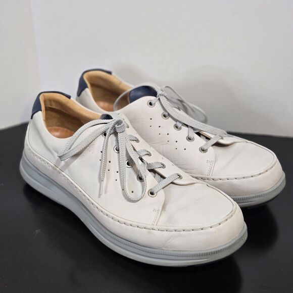 Samuel Hubbard Golf Shoes 36 Holes Mens 12 M Spikeless Leather‎ M1570-114 Ivory main image 3